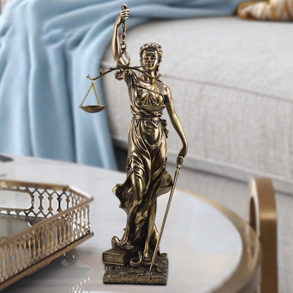 Beautiful Lady Justice Figurine Statue
