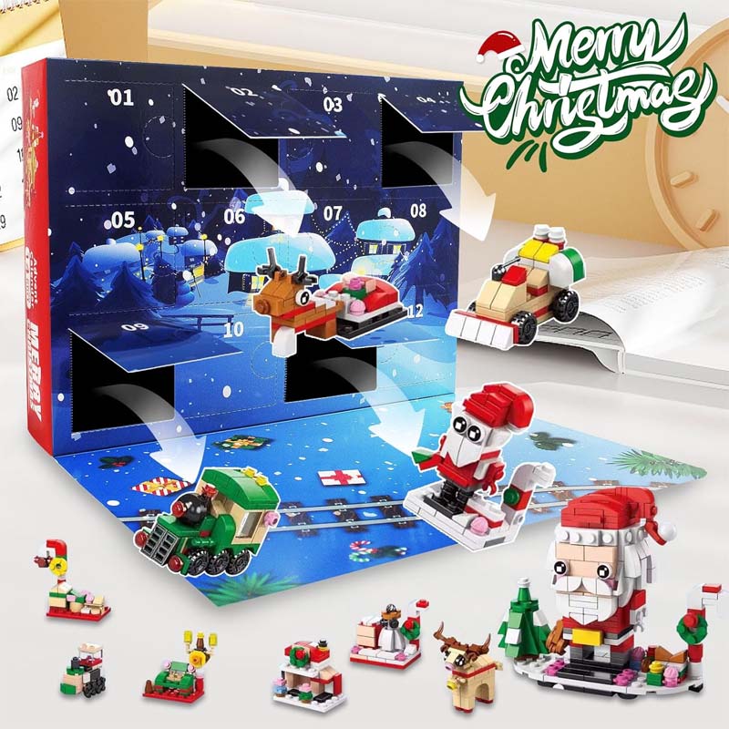 Fun Christmas Brick Countdown Calendar