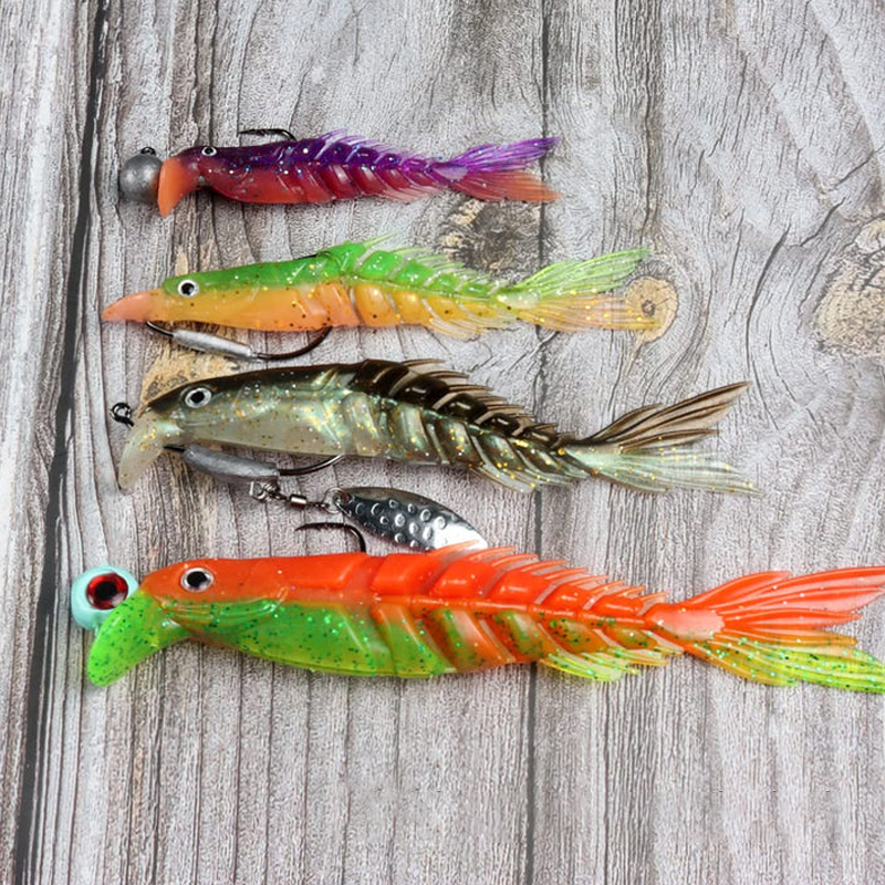 Flexible Segmented Rubber Fish Toy
