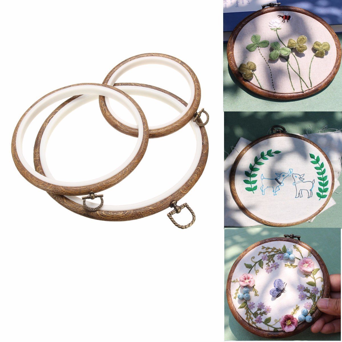 Befez | 3 Set Antique Cross Stitch Frames - Befez