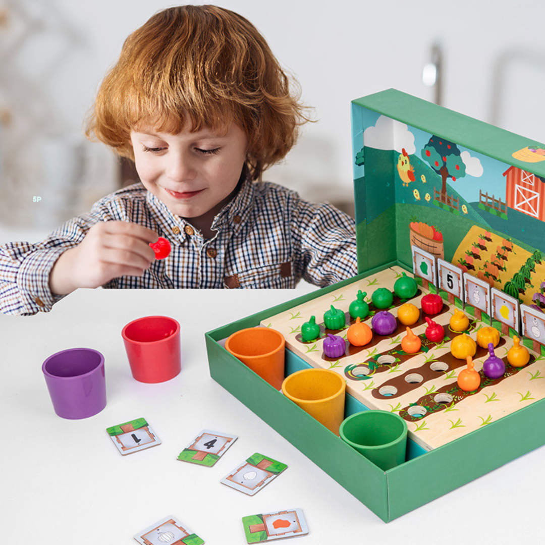 Educational Farm Toy with Colors and Number Learning