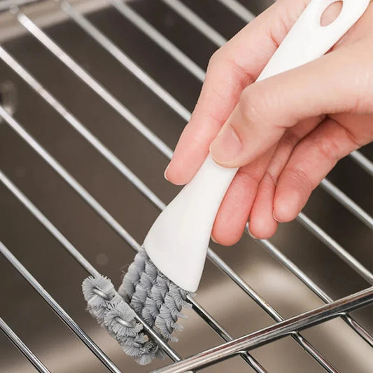 Angled BBQ Grill Brush with Metal Scraper - Befez