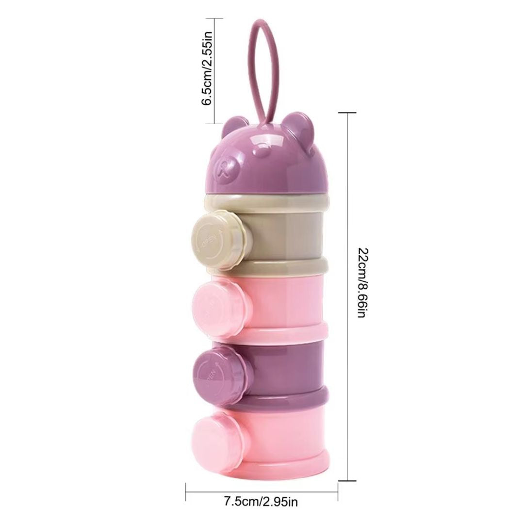 Baby Food Container - Convenient Stackable Powder Storage