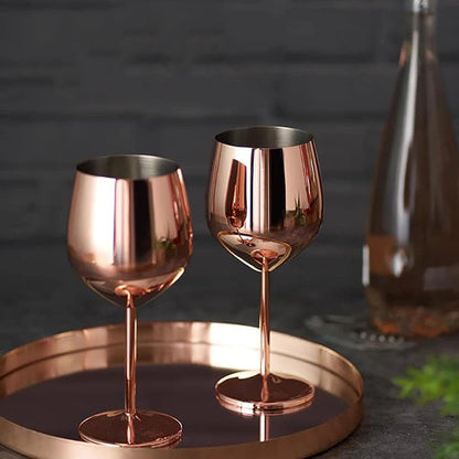 Durable Metal Drinking Glasses (6 Pack)