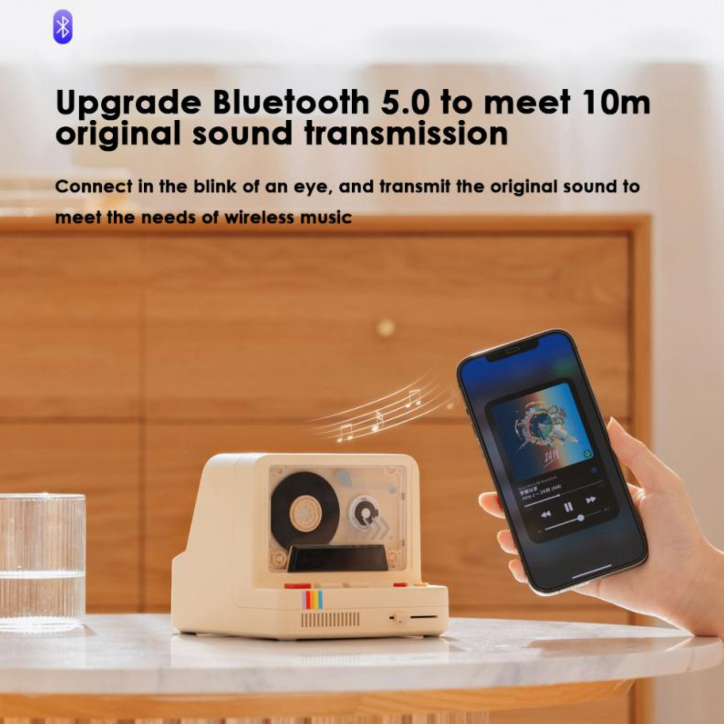 Retro Style Portable Bluetooth Speaker