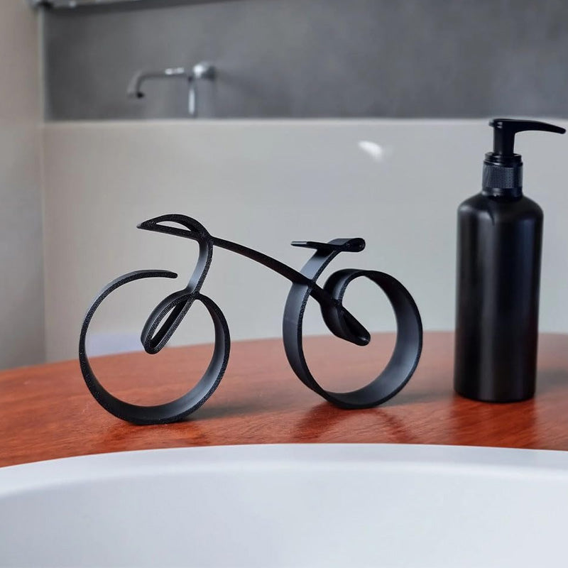 Slim Iron Bike Figure Decoration