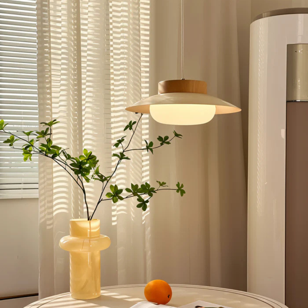Stylish Cream Hanging Dining Lamp