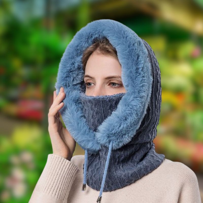 Warm Knitted Beanie Hat with Soft Fleece Lining - Befez