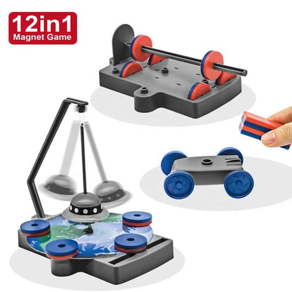Magnetic Science Kit with Levitating Globe