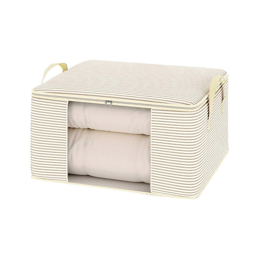 Collapsible Storage Tote Bag with Stripes - Befez
