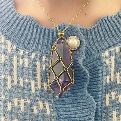 Sparkling Gemstone Pendant Necklace