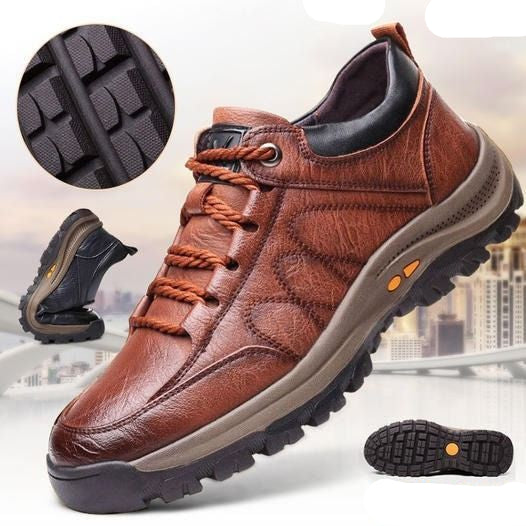 Comfortable Men's Orthopedic Leather Shoes