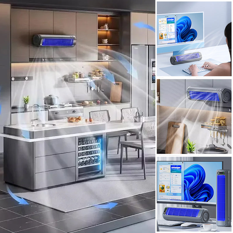 Compact USB Fan | Rechargeable Personal Air Cooler