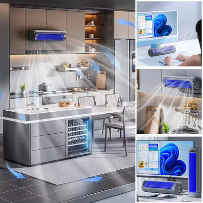 Compact USB Fan | Rechargeable Personal Air Cooler