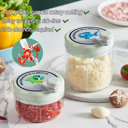 Easy Manual Quick Veggie Garlic Chopper