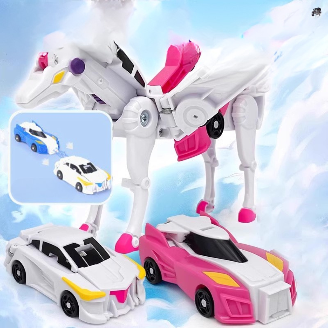 Colorful Unicorn Toy Cars