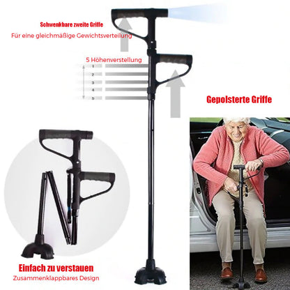 Sturdy Folding Cane with LED Light - Befez
