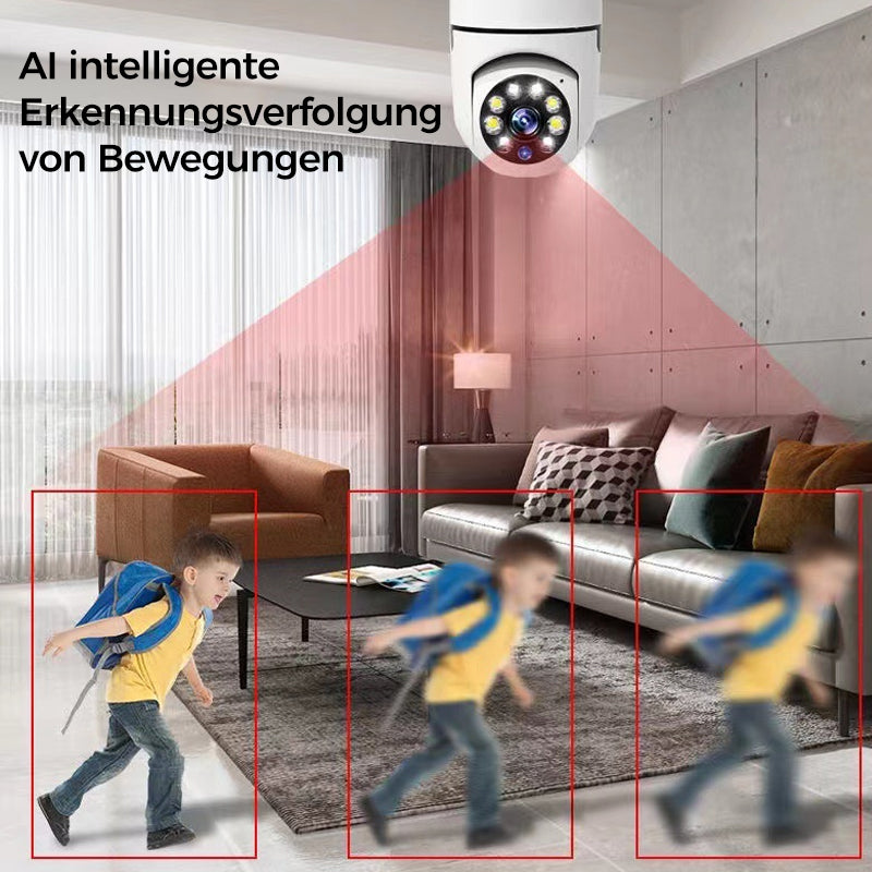 Smart WiFi Security Camera Light Bulb
