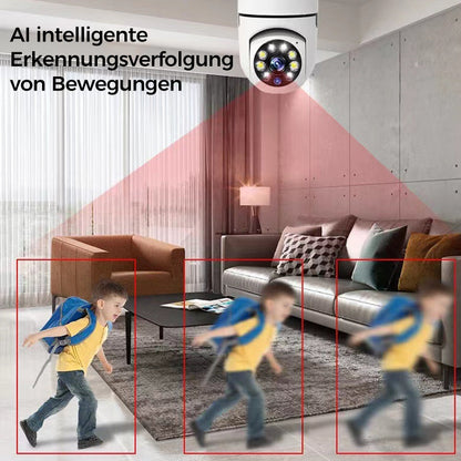 Smart WiFi Security Camera Light Bulb