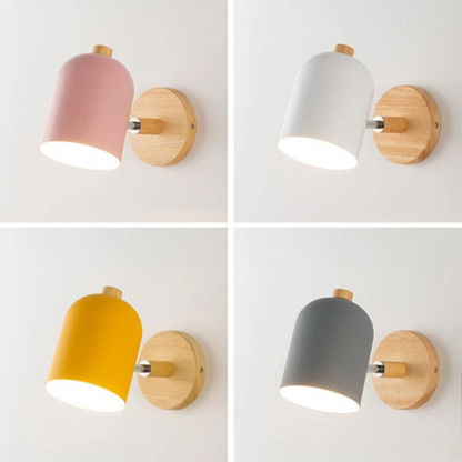 Rustic Wood Wall Light Fixture - Befez