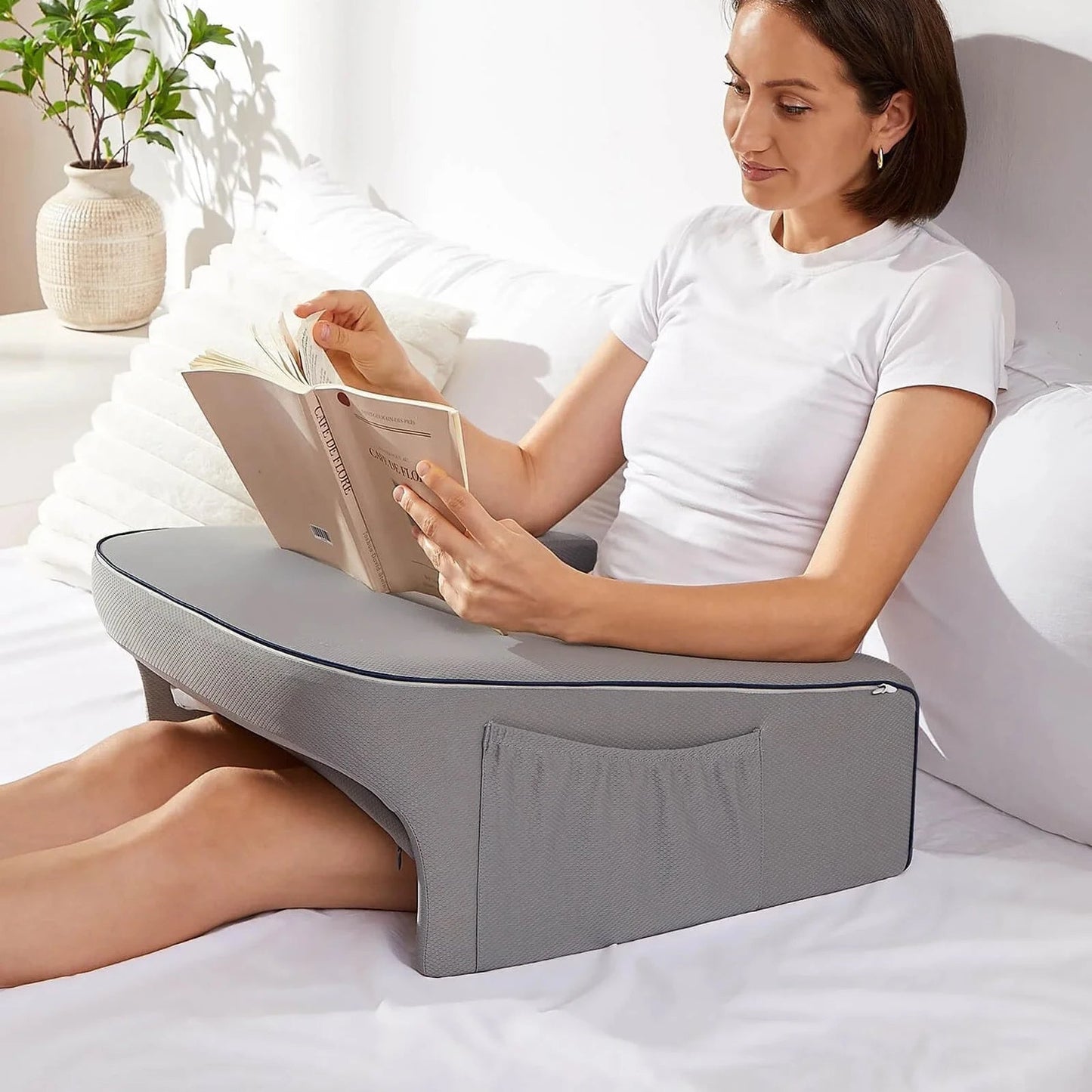 Soft Lap Desk with Memory Foam Cushion & Laptop Tray - Befez