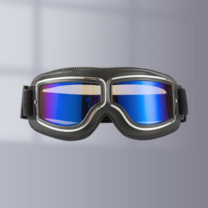 Classic Biker Goggles with Swap Lenses and Cushioning