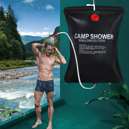 Compact 20L Solar Powered Camp Shower Bag - Befez