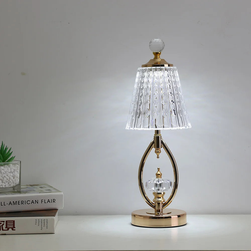Classic Luxe Crystal Table Lamp