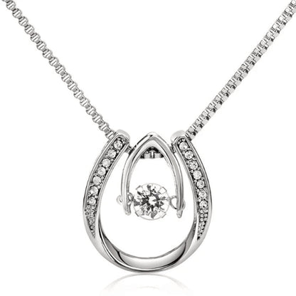 Unique U-Shaped Horse Necklace - Befez