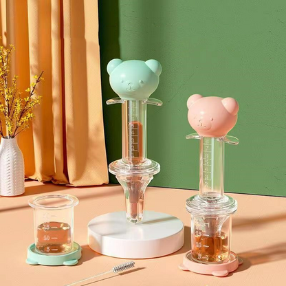 Soft Baby Pacifier Feeder with Cute Bear Design