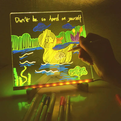 Customizable LED Night Lamp for Kids