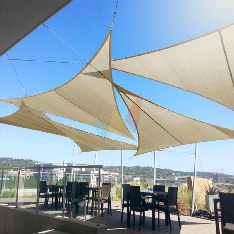 Stylish Triangle Outdoor Shade Sail - Befez