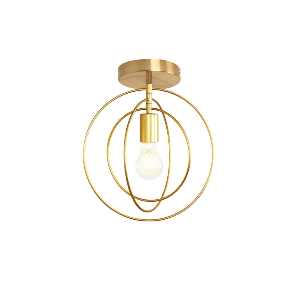 Stylish Gold Circular Ceiling Light