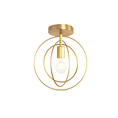 Stylish Gold Circular Ceiling Light