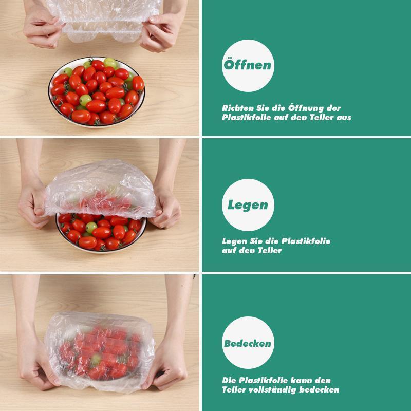 Reusable Plastic Wrap Sheets (100 Pack)