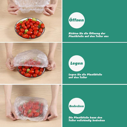 Reusable Plastic Wrap Sheets (100 Pack)