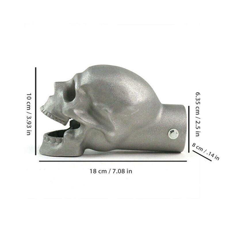 Black Skull Exhaust Tip
