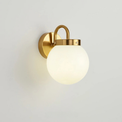 Contemporary Glass LED Wall Light