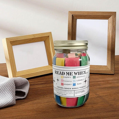 Inspirational Bible Verse Jar for Daily Motivation