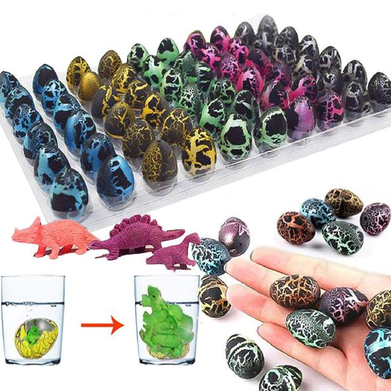 Colorful Dinosaur Hatching Eggs Toy Set (60 Pieces)