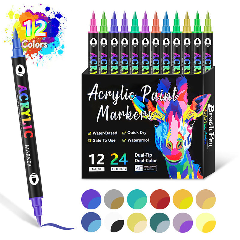 Vibrant Art Paint Marker Pens