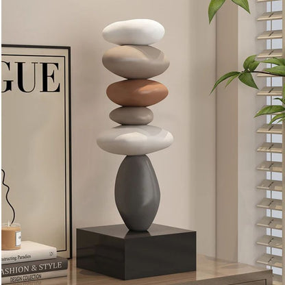 Serenity Decor Sculpture - Calming Home Accent