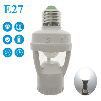 Smart 360 Degree Motion Sensor LED Light Socket