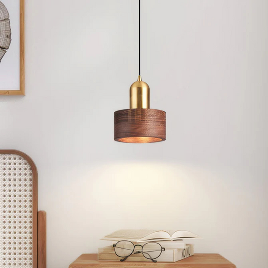 Stylish Gold Tone Pendant Light Fixture - Befez
