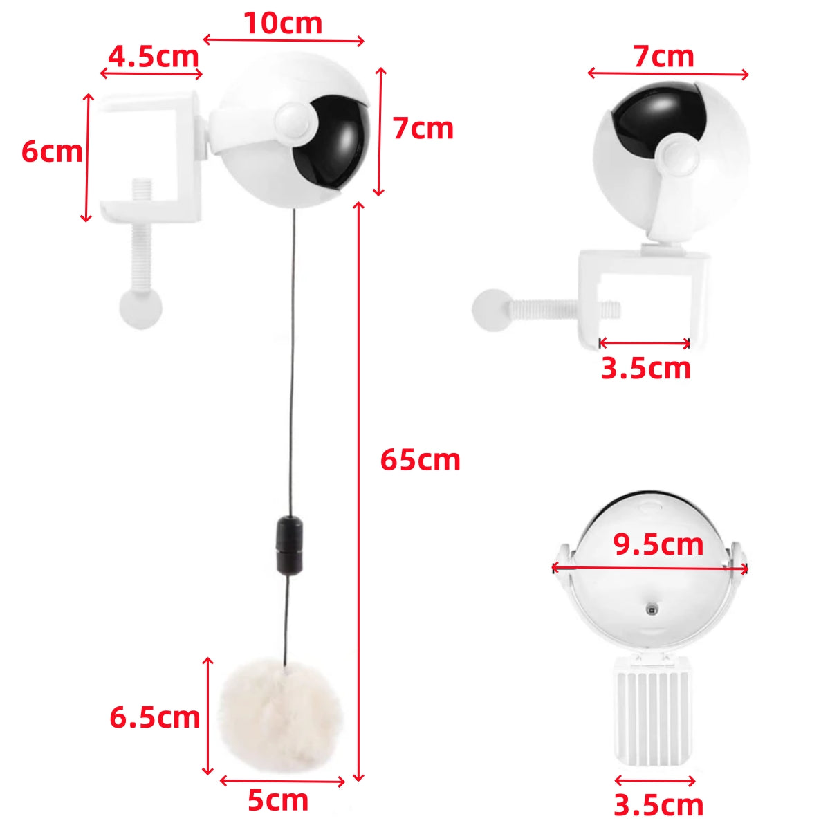 Interactive LED Motion Cat Toy Ball