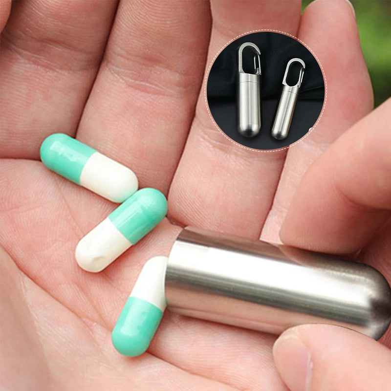 Travel Medication Case Stainless Steel