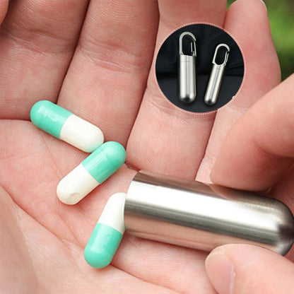 Travel Medication Case Stainless Steel