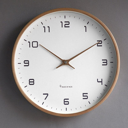 Rustic Wooden Wall Clock - Classic Home Decor