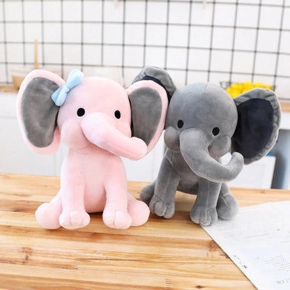 Soft Cuddly Grey Elephant Baby Pillow Toy