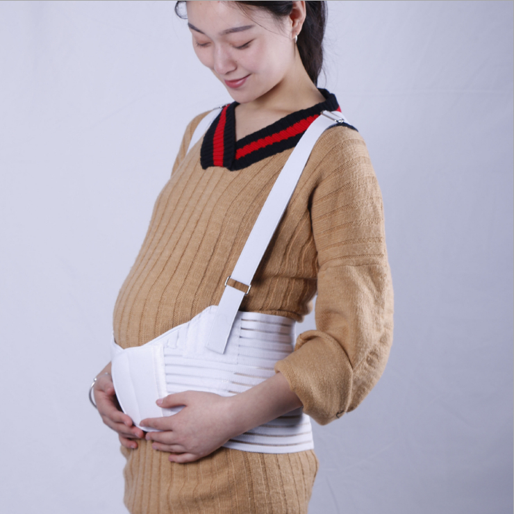 Comfortable Pregnancy Back Support Belt with Adjustable Straps